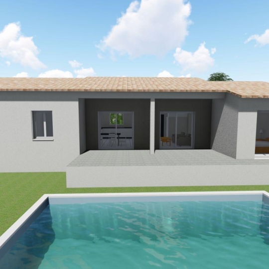  Les Maisons SAMI CONSTRUCTIONS : Maison / Villa | BOUCOIRAN-ET-NOZIERES (30190) | 100 m2 | 292 000 € 