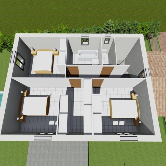  Les Maisons SAMI CONSTRUCTIONS : Maison / Villa | SANILHAC-SAGRIES (30700) | 90 m2 | 247 500 € 