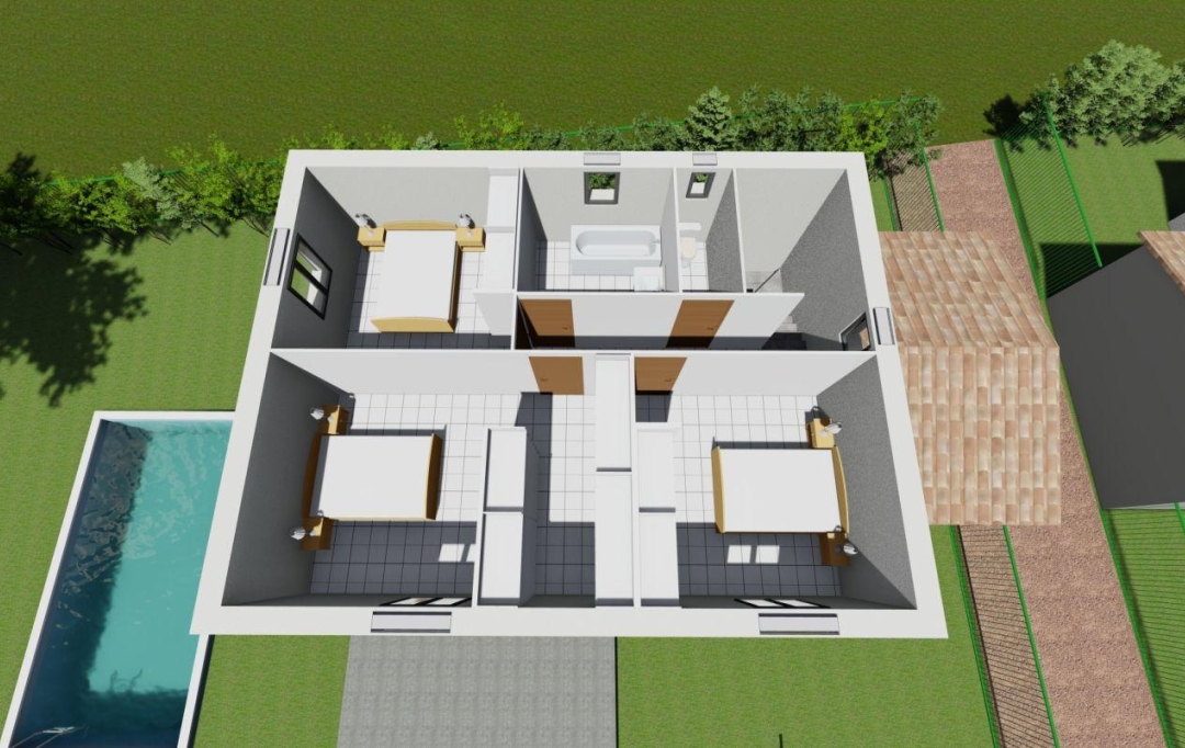 Les Maisons SAMI CONSTRUCTIONS : Maison / Villa | SANILHAC-SAGRIES (30700) | 90 m2 | 247 500 € 