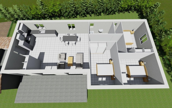 Les Maisons SAMI CONSTRUCTIONS : Maison / Villa | ROCHEFORT-DU-GARD (30650) | 90 m2 | 303 500 € 