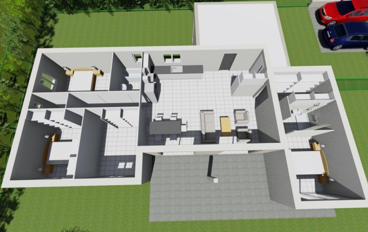 Les Maisons SAMI CONSTRUCTIONS : Maison / Villa | BOUCOIRAN-ET-NOZIERES (30190) | 100 m2 | 292 000 € 